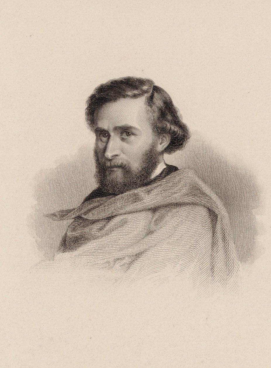Porträt des Geigers und Komponisten Anton Wallerstein 1813-1892 von Unbekannt