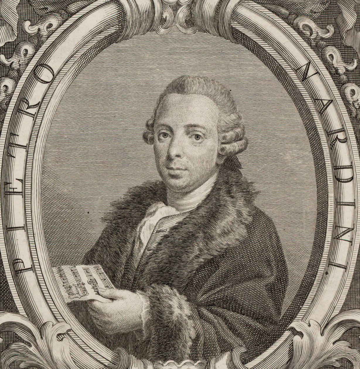 Porträt des Geigers und Komponisten Pietro Nardini 1722-1793, 1782 von Unbekannt