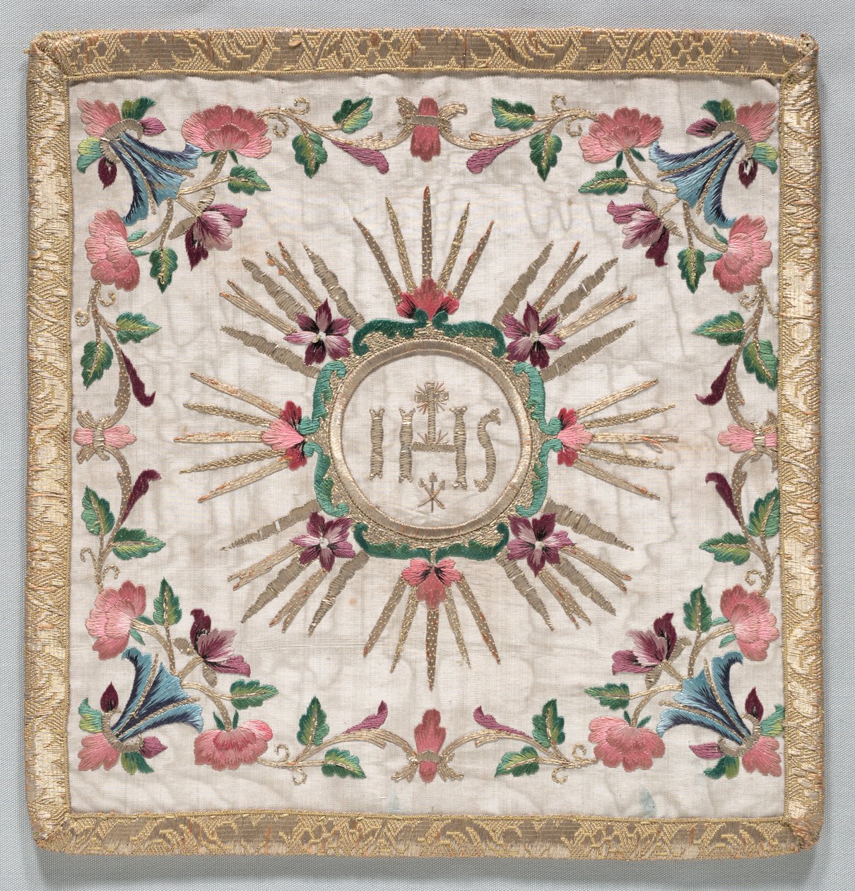Beutel für den Kelchdeckel, 1700er von Unbekannt