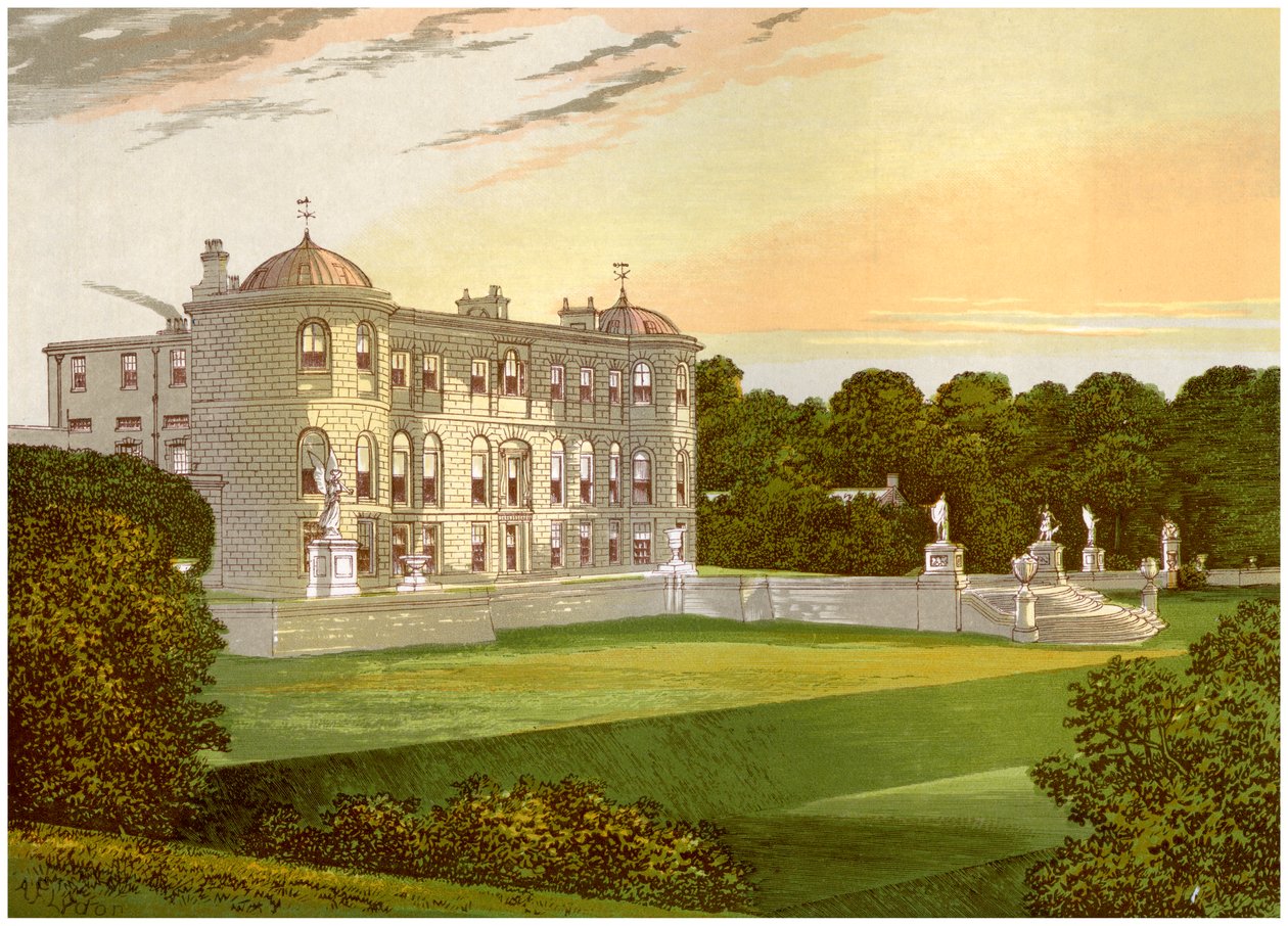 Powerscourt, County Wicklow, Irland, Heimat von Viscount Powerscourt, um 1880 von Unbekannt