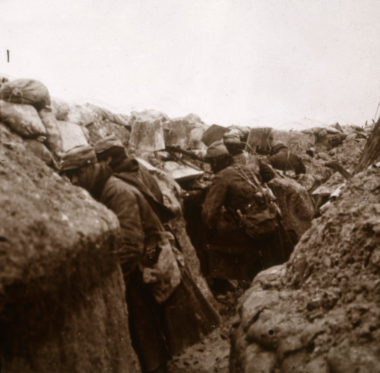 Vorbereitung auf den Angriff, Arne, Nordfrankreich, ca. 1914-ca. 1918 von Unbekannt