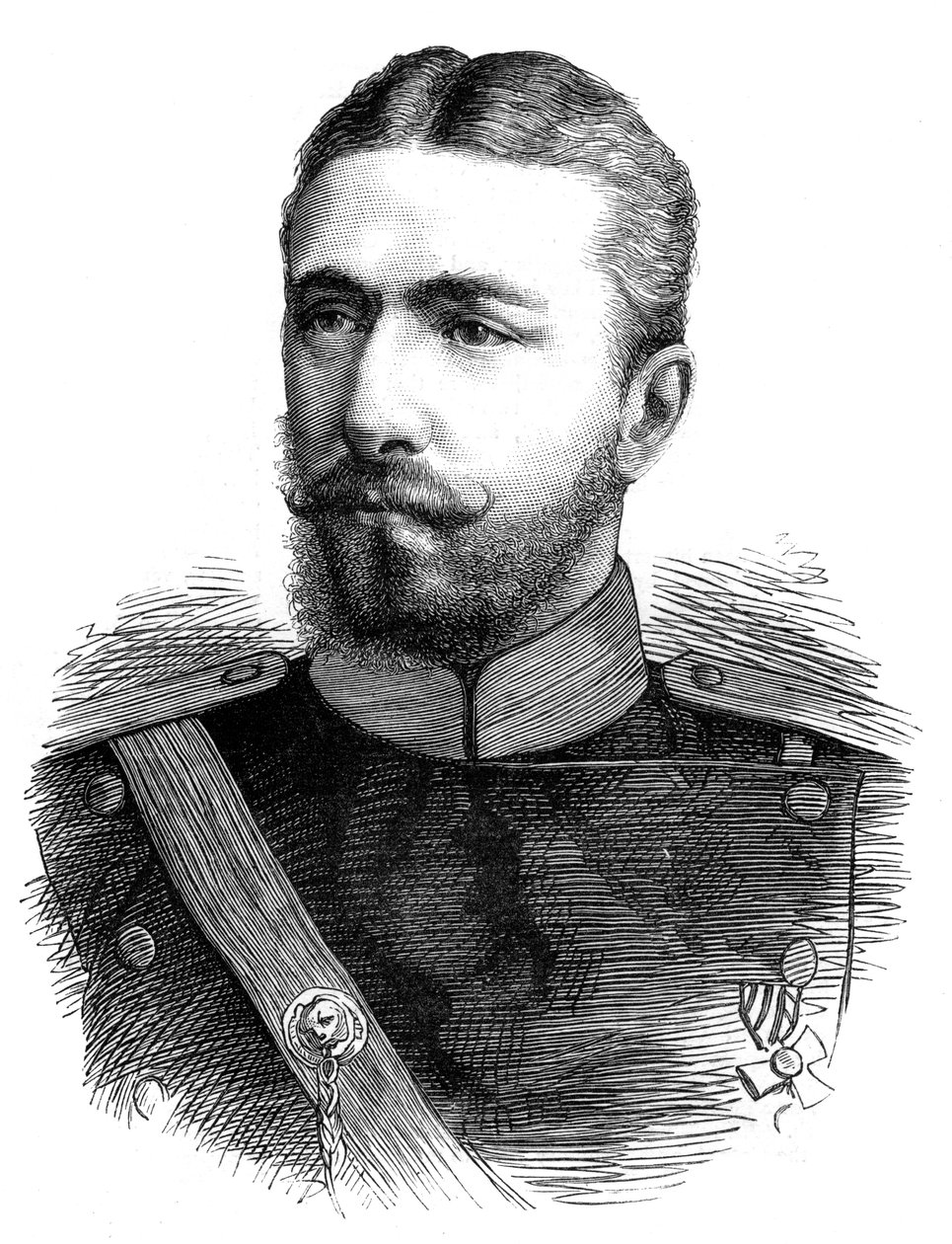 Prinz Alexander von Battenberg, erster Prinz des modernen Bulgarien, 19. Jahrhundert von Unbekannt