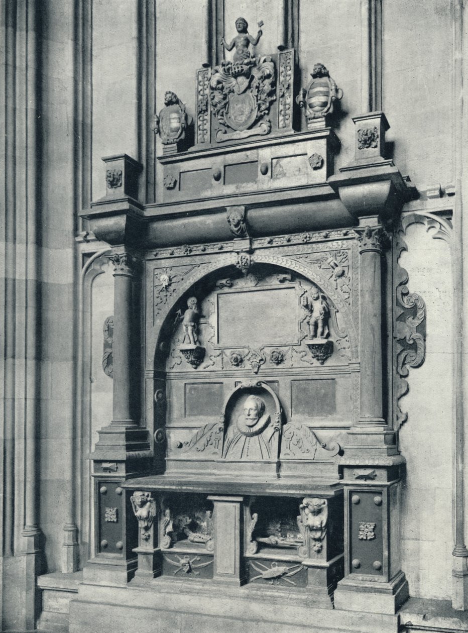 Provost Murrays Grab 1624 am Ostende der Kapelle, 1926 von Unbekannt