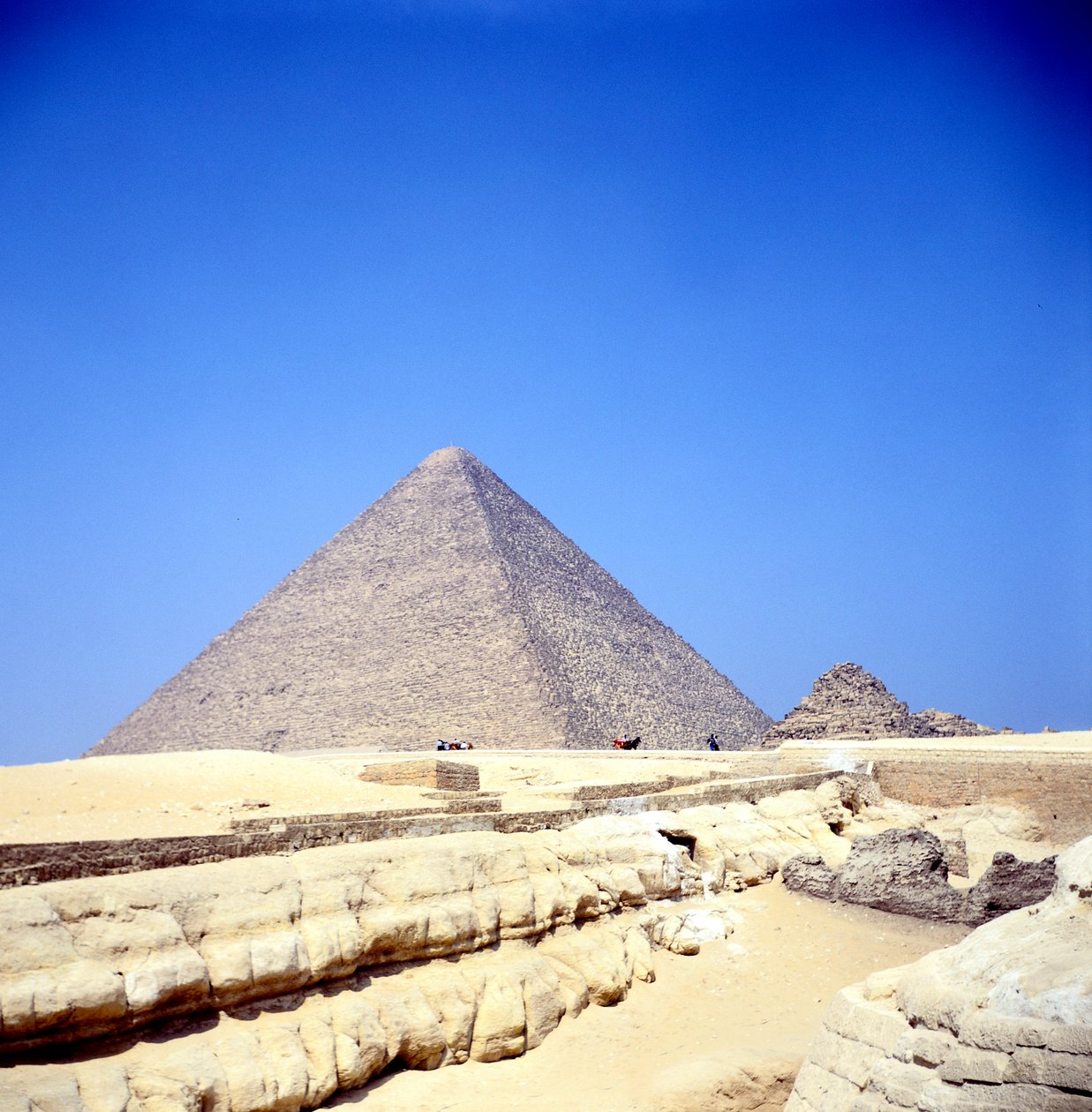 Pyramide von Gizeh, Ägypten, Altes Reich, ca. 26. Jahrhundert v. Chr. von Unbekannt