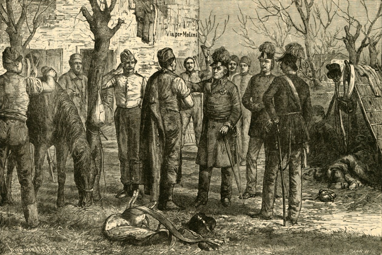 Radetzky nach dem Sieg bei Novara von Unbekannt