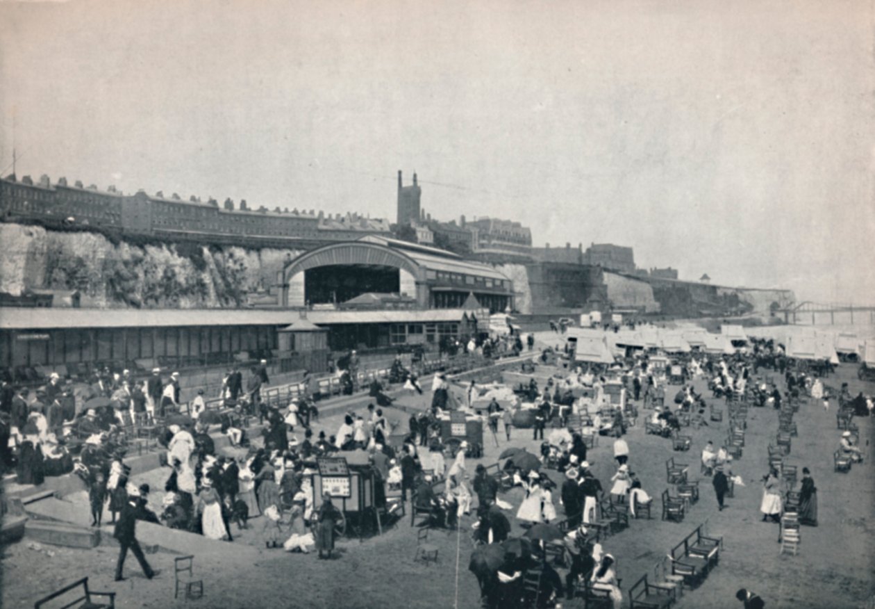 Ramsgate - Ein lebhafter Blick auf die Strände, 1895 von Unbekannt