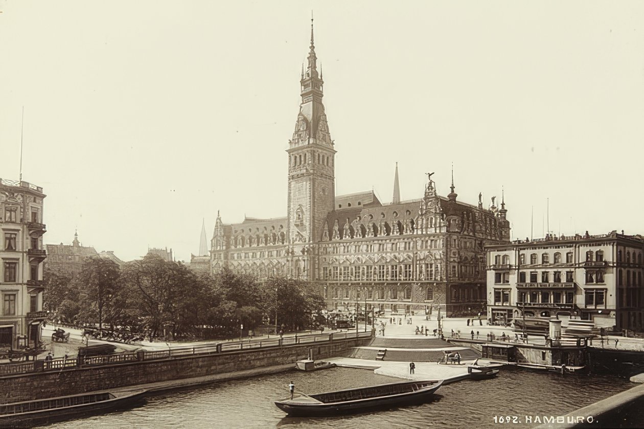 Rathaus von Hamburg von Unbekannt