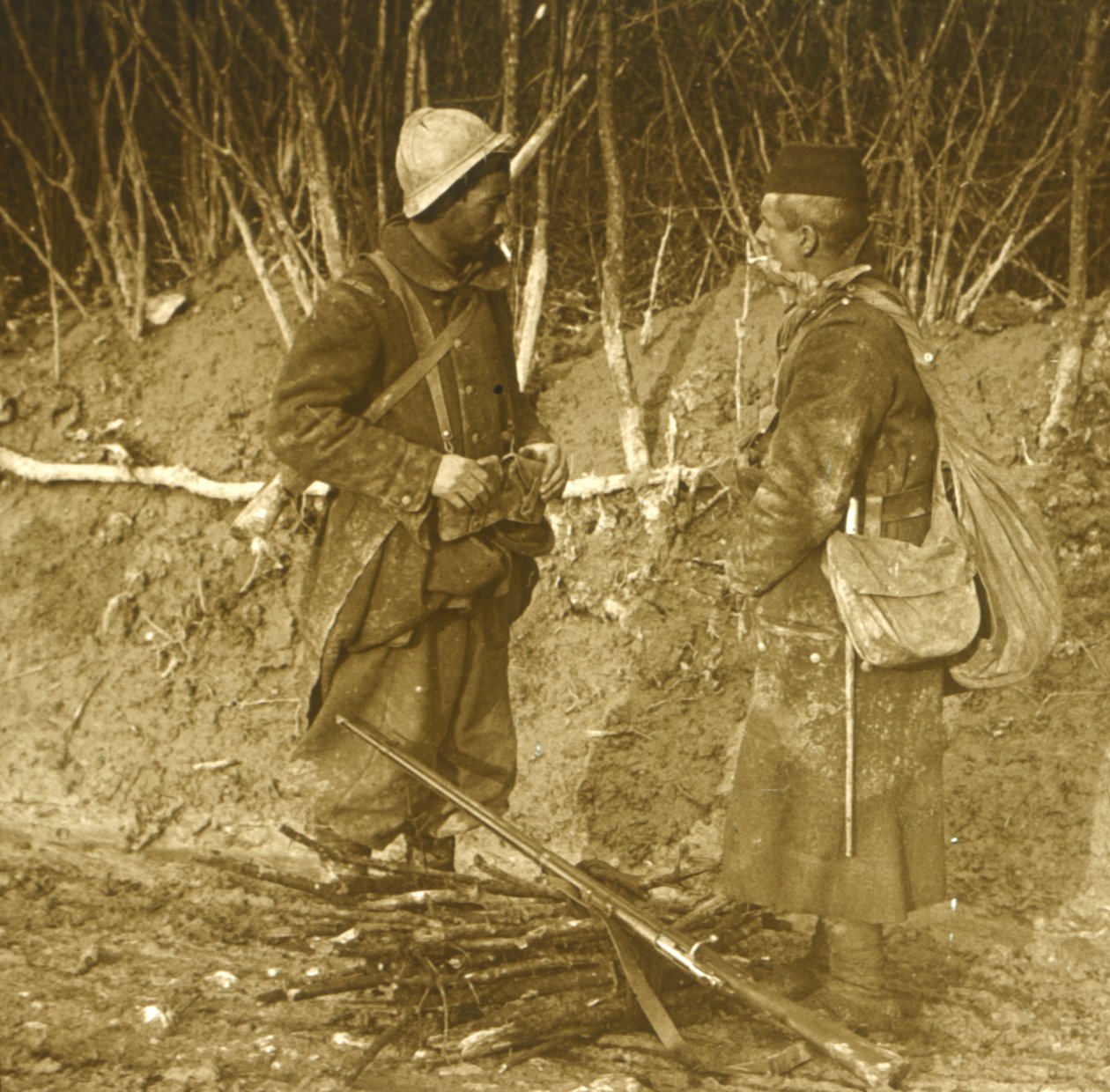 Rückkehr aus Verdun, Nordfrankreich, um 1914-1918 von Unbekannt