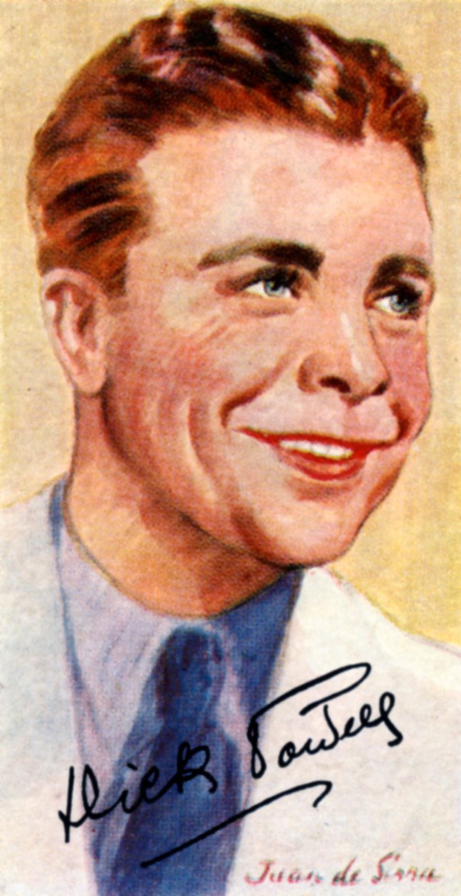 Richard Ewing Dick Powell, 1904-1963, amerikanischer Sänger, Schauspieler, Produzent und Regisseur, 20. Jahrhundert von Unbekannt