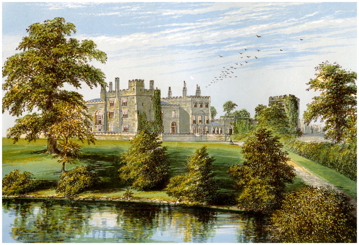 Ripley Castle, Yorkshire, Heimat von Baronet Ingilby, um 1880 von Unbekannt