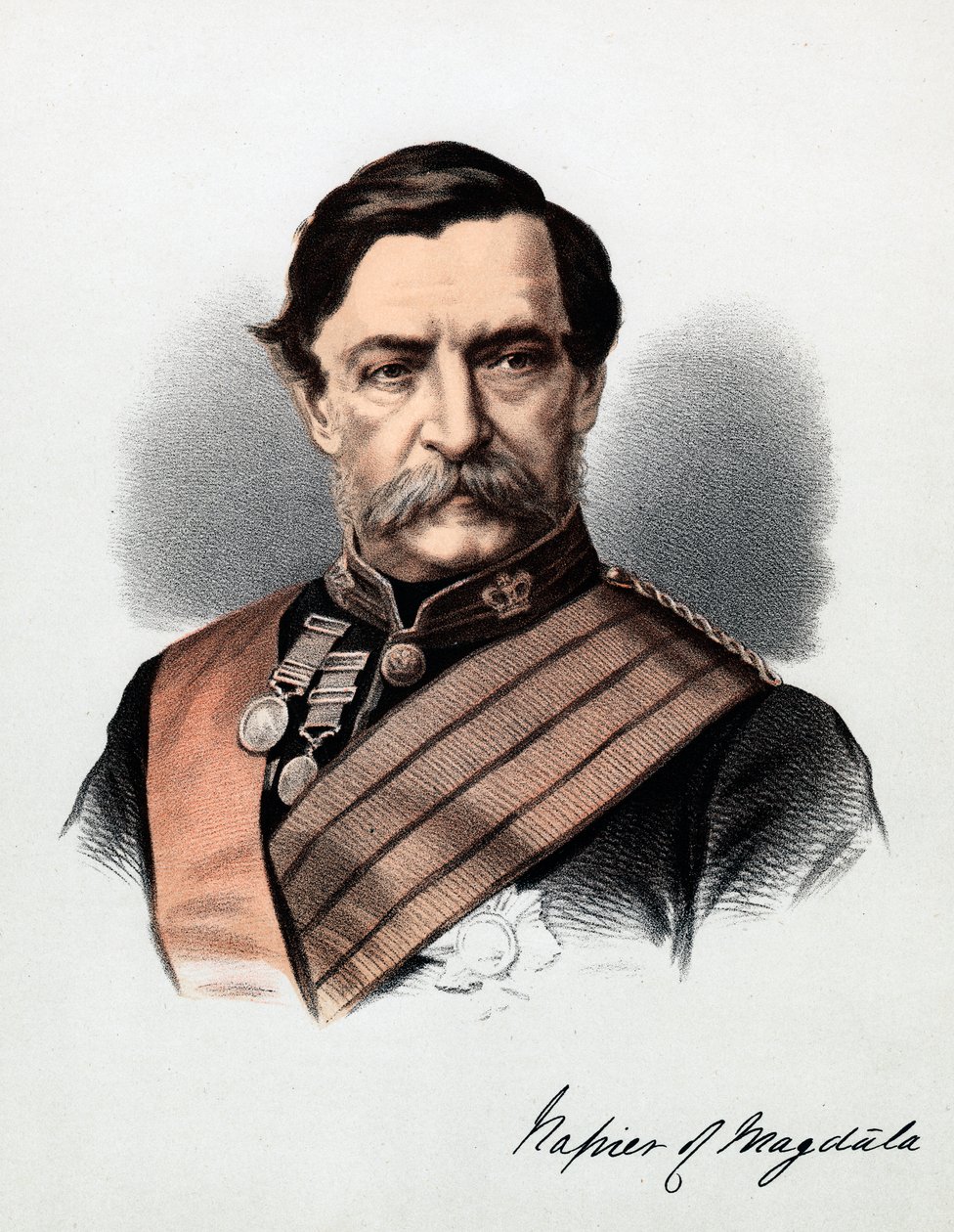 Robert Cornelius Napier, 1. Baron Napier von Magdala, britischer Soldat, ca. 1880 von Unbekannt