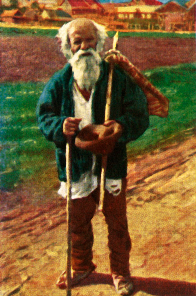 Rumänischer Bettler, ca. 1928 von Unbekannt