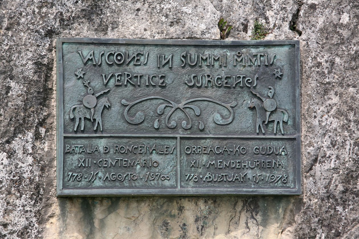 Schlachtdenkmal von Roncesvalles, Roncevaux, Spanien von Unbekannt
