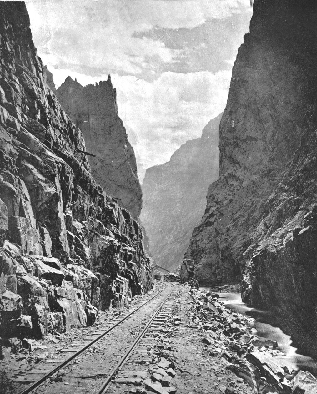 Royal Gorge des Arkansas River, Colorado, USA von Unbekannt