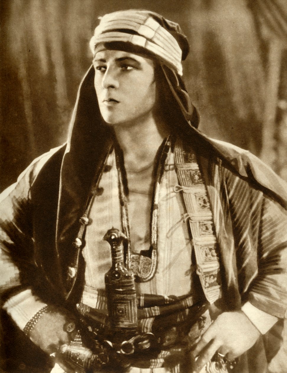 Rudolph Valentino in Der Scheich, 1921, 1935 von Unbekannt