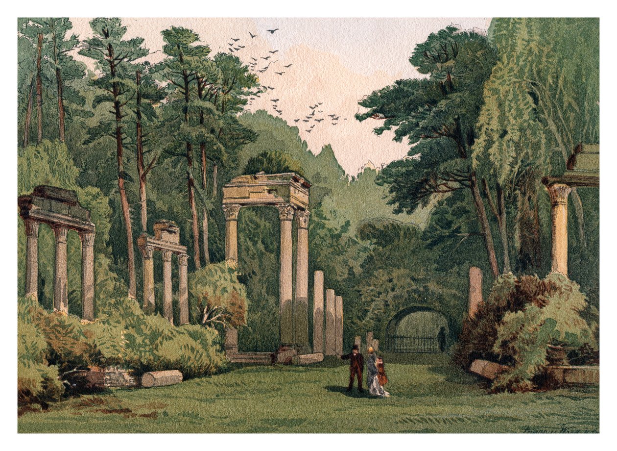 Ruinen im Windsor Park, 1880 von Unbekannt
