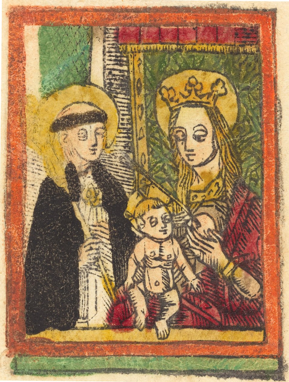 Heiliger Bernhard mit der Madonna und Kind von Unbekannt