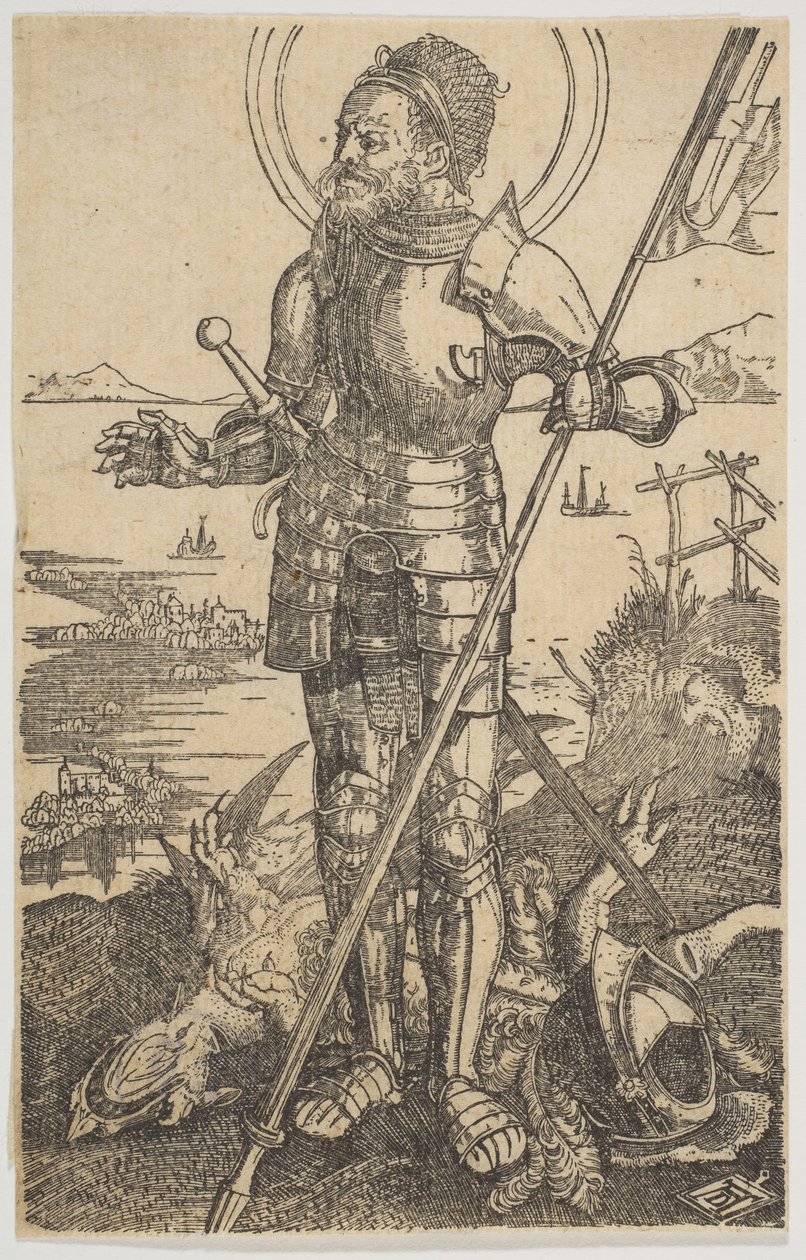 Heiliger Georg stehend, Kopie von Unbekannt