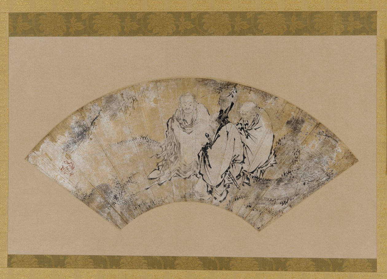 Sakyamuni, Konfuzius und Lao-tzu unter einer Kiefer von Unbekannt