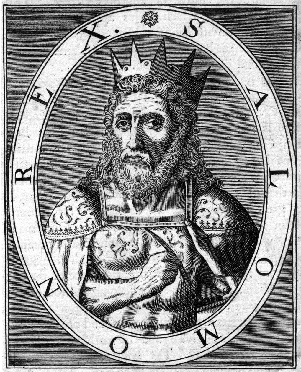 Salomon Rex. Porträt von König Salomo von Unbekannt