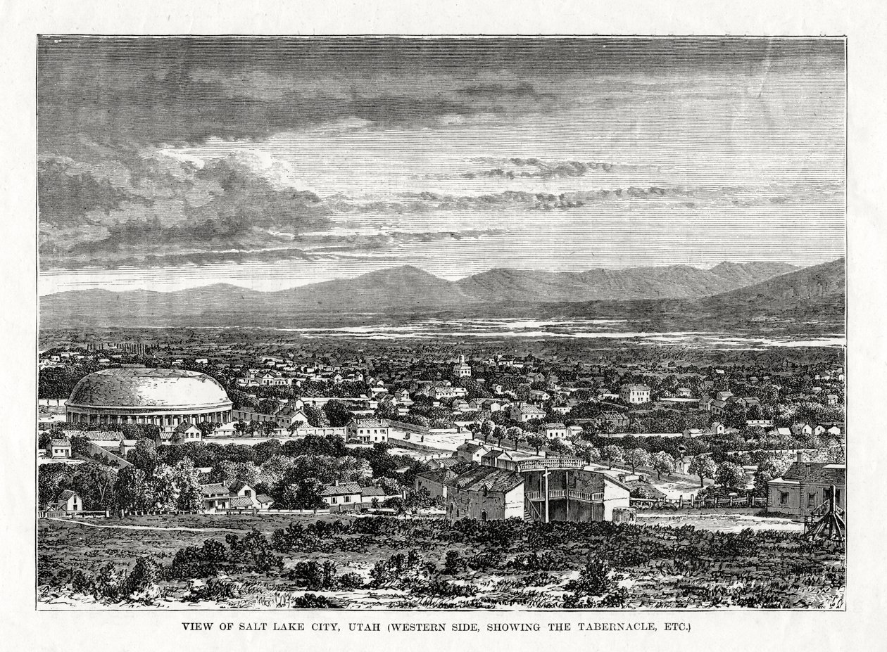Salt Lake City, Utah, USA, 1877 von Unbekannt