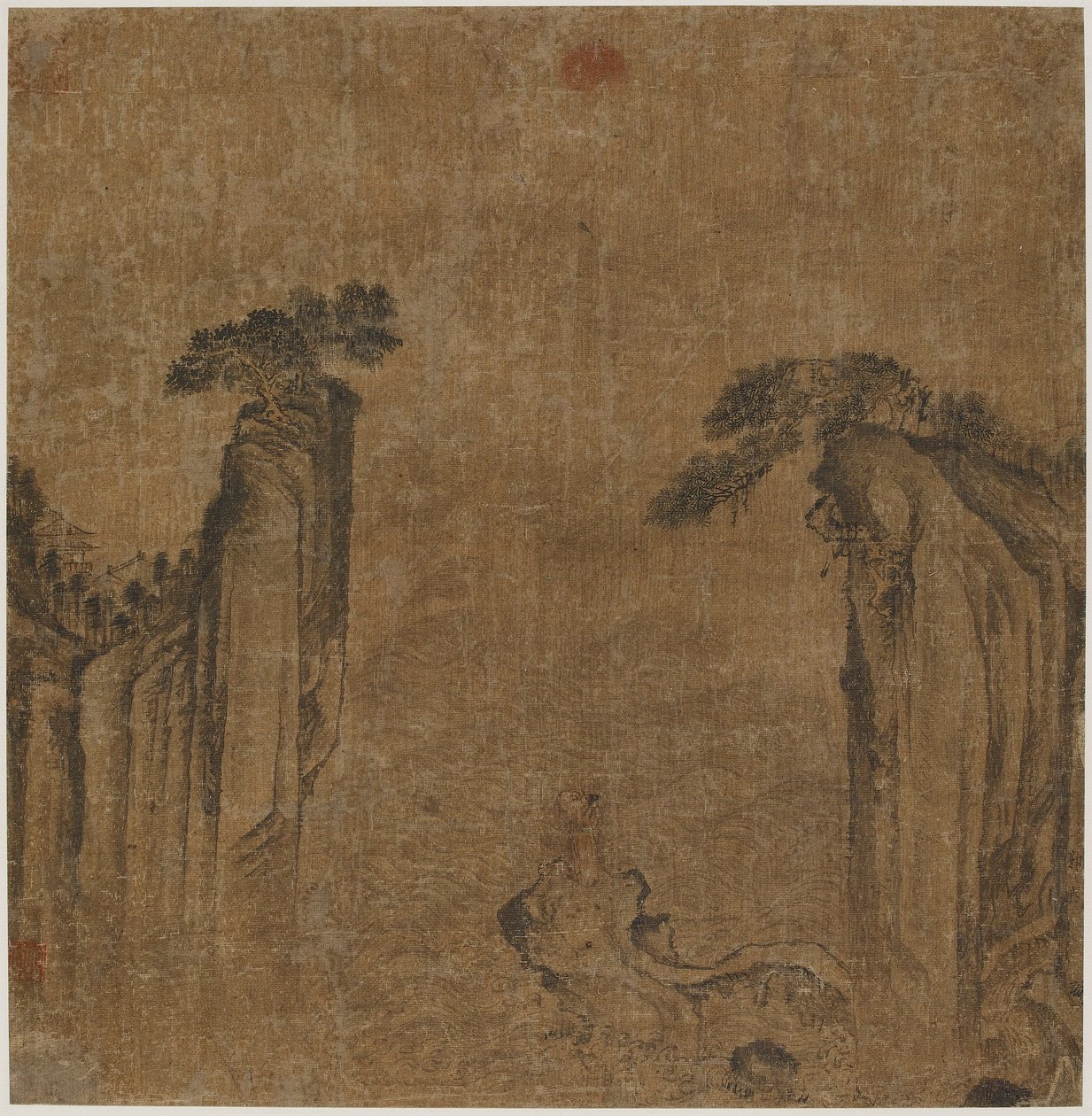 Begrüßung des Sonnenaufgangs über dem Meer, Ming-Dynastie, 1368-1644 von Unbekannt