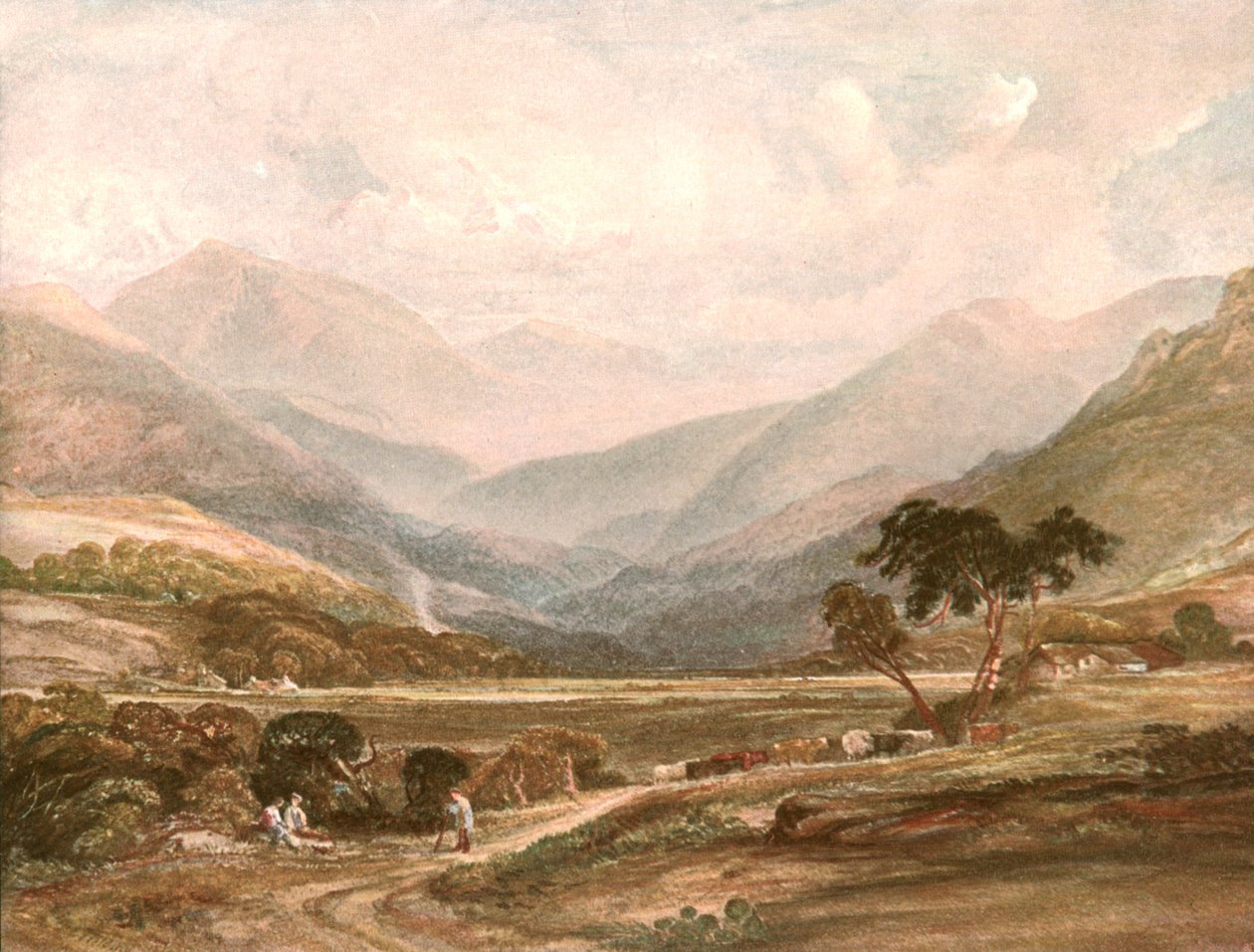 Szene in Glen Lochy, um 1900 von Unbekannt