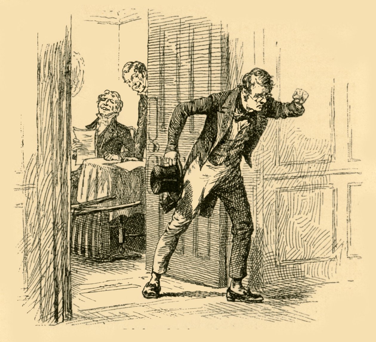 Schubert floh aus dem Raum, 1907 von Unbekannt