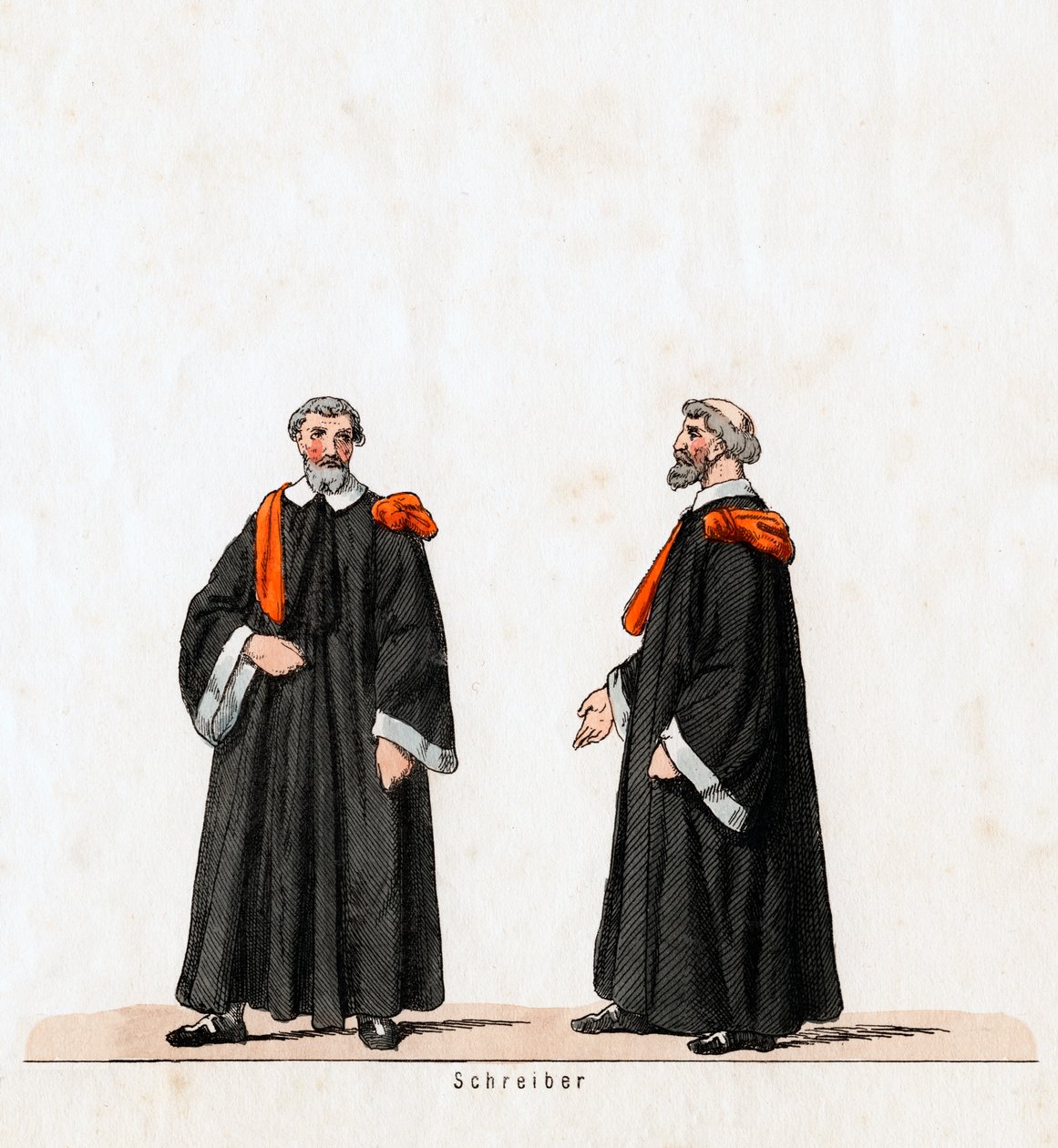 Schreiber, Kostümentwurf für Shakespeares Stück, Heinrich VIII von Unbekannt