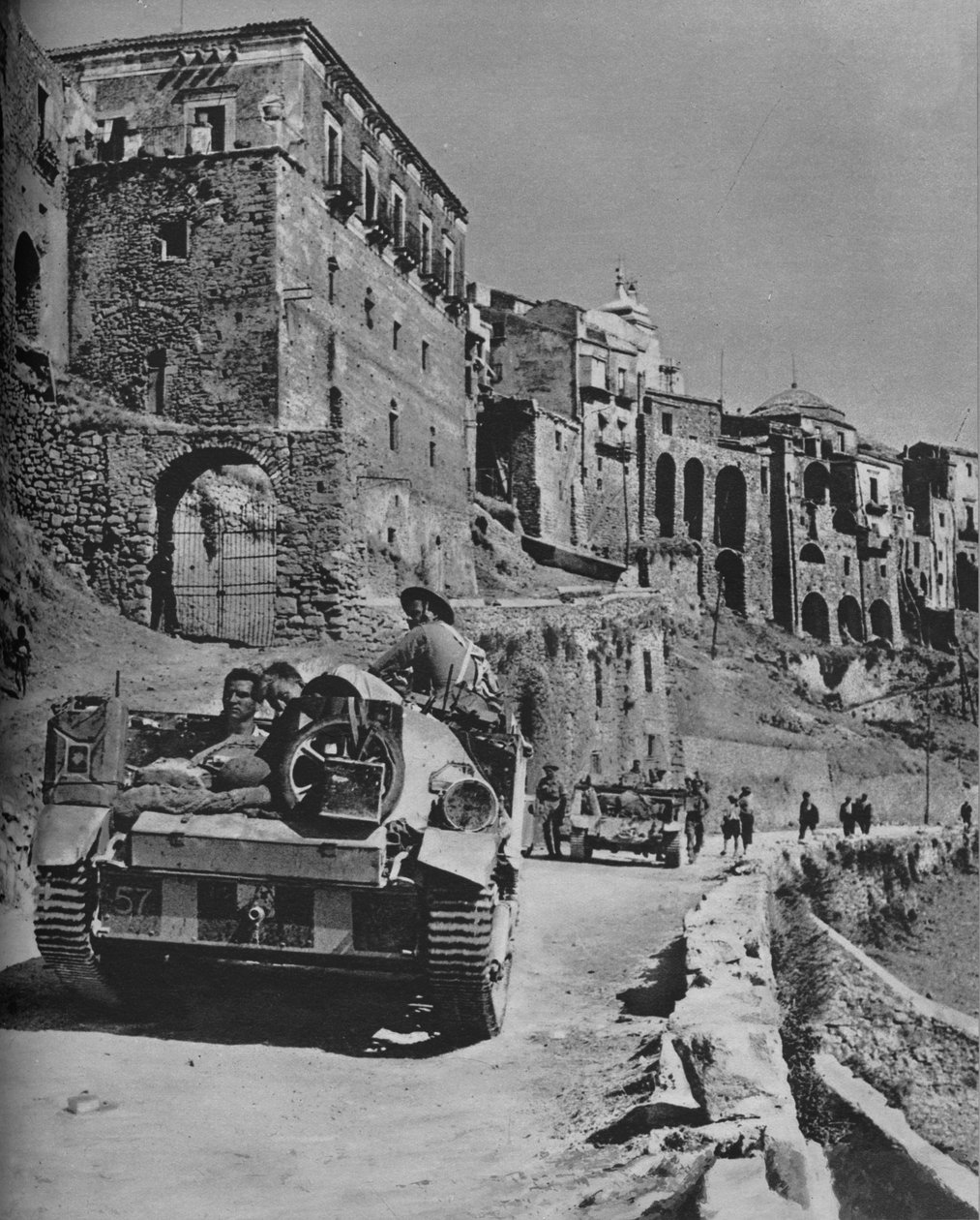 Sturm auf die sizilianische Bergfestung, 1943 von Unbekannt