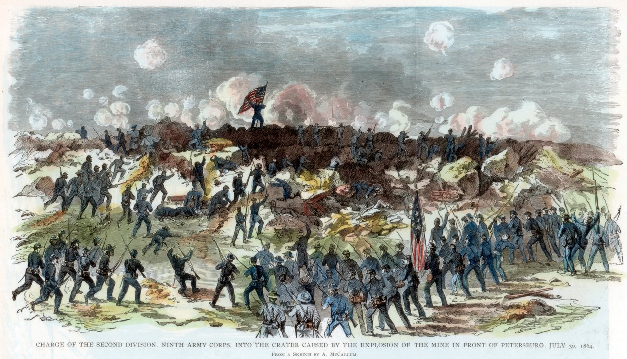Belagerung von Petersburg, Virginia, Amerikanischer Bürgerkrieg, 30. Juli 1864 von Unbekannt