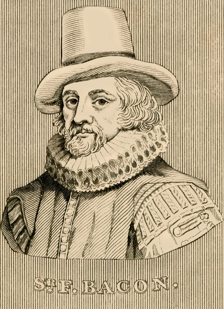 Sir Francis Bacon, 1561-1626, 1830 von Unbekannt