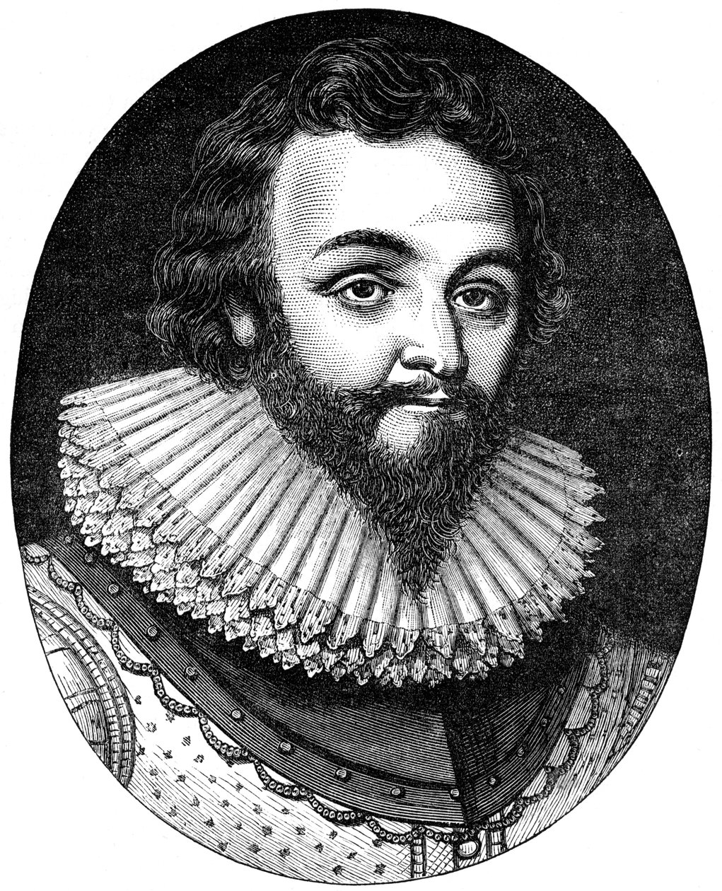 Sir Francis Drake, englischer Navigator und Freibeuter des 16. Jahrhunderts, ca. 1880 von Unbekannt