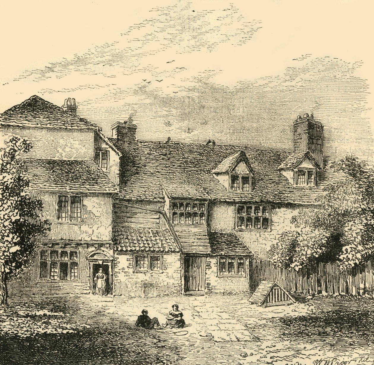 Haus von Sir Walter Raleigh, ca. 1872 von Unbekannt