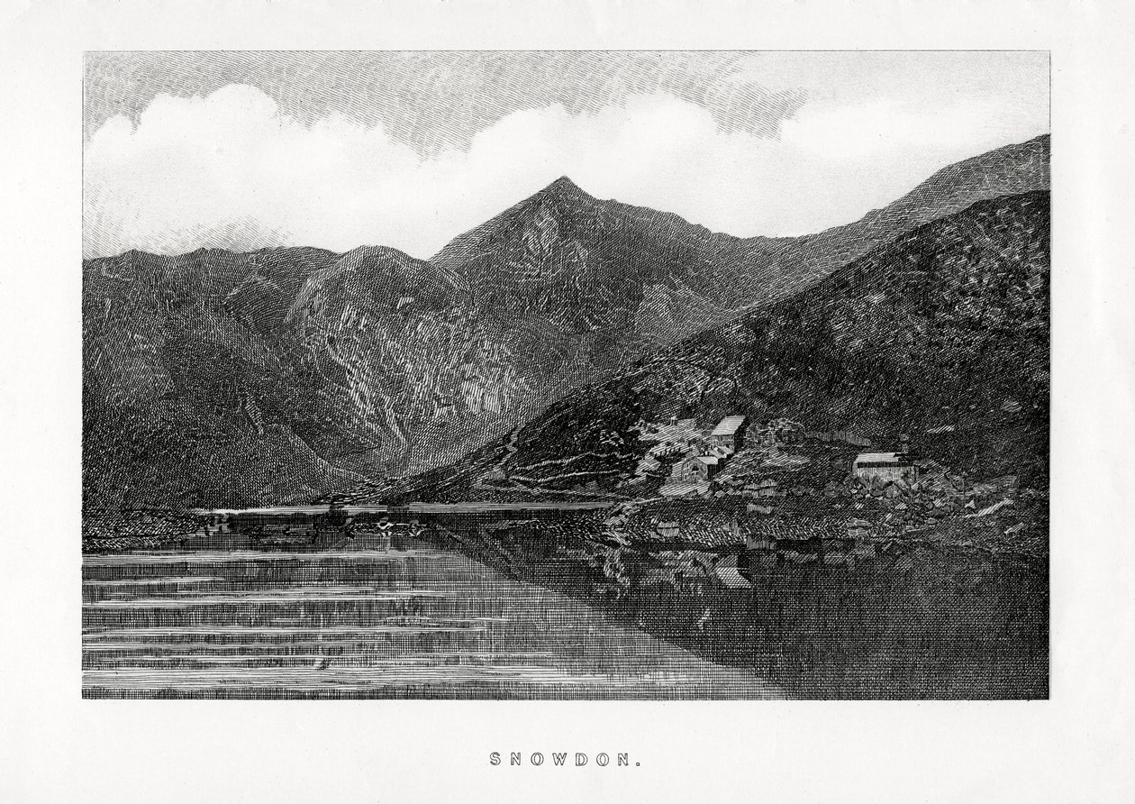 Snowdon, Wales von Unbekannt
