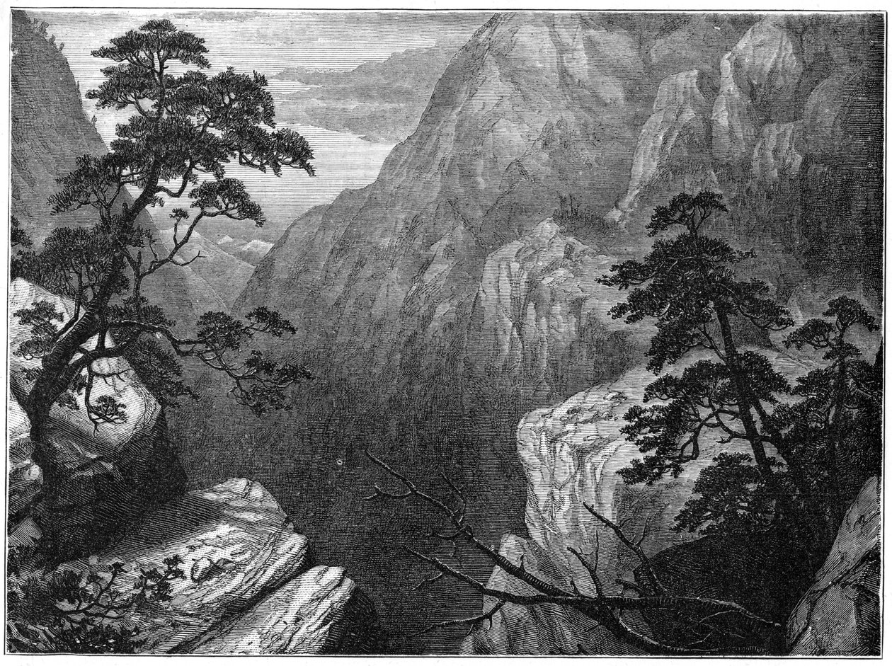 Schneebedeckte Sierra Madre, Rocky Mountains, USA von Unbekannt