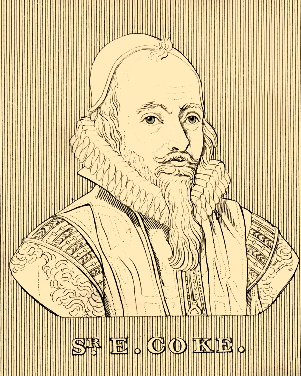 Sr. E. Coke, 1552-1634, 1830 von Unbekannt