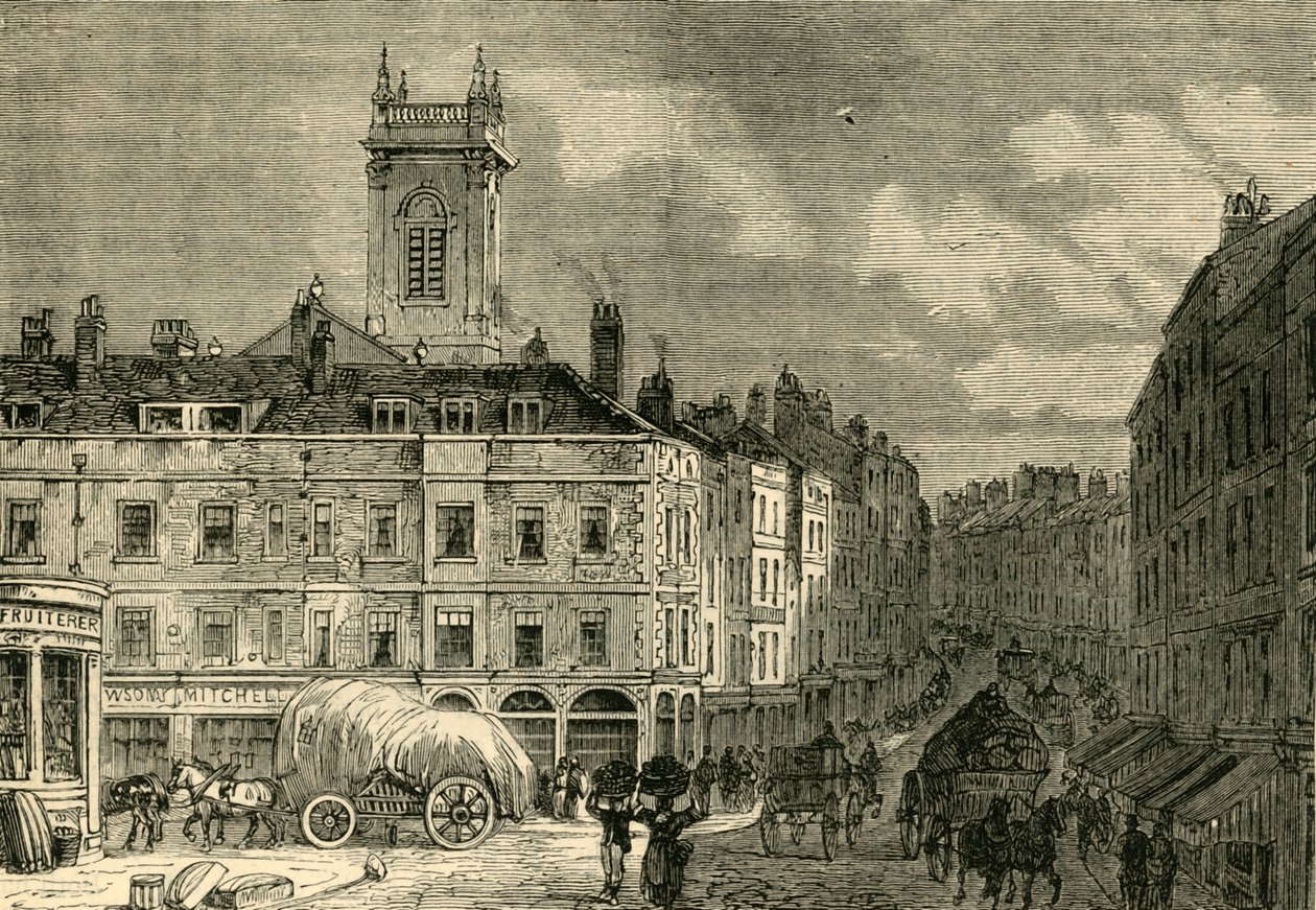 St. Andrews Kirche, von Snow Hill, 1850, ca. 1872 von Unbekannt