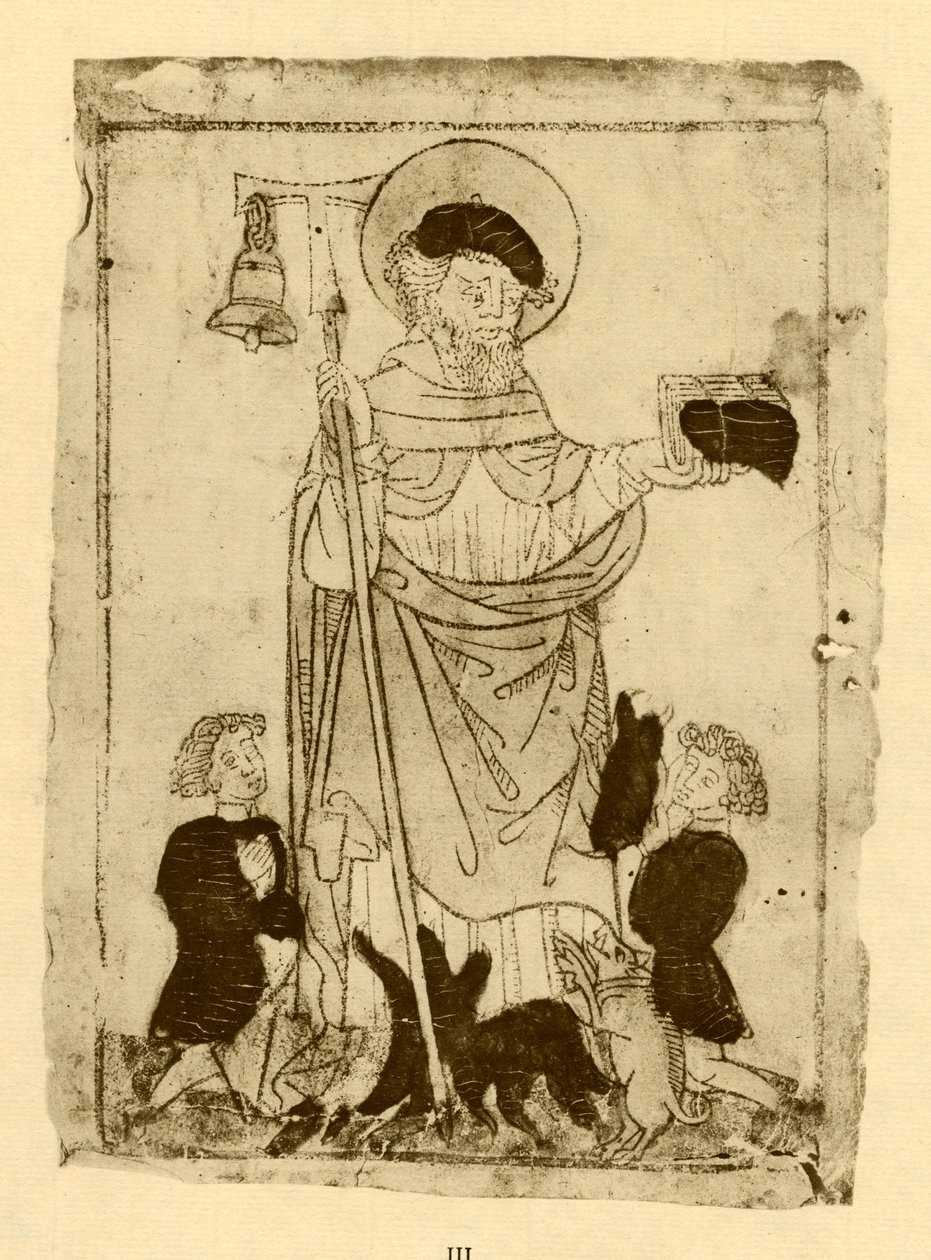St. Antonius der Einsiedler, 1915 von Unbekannt