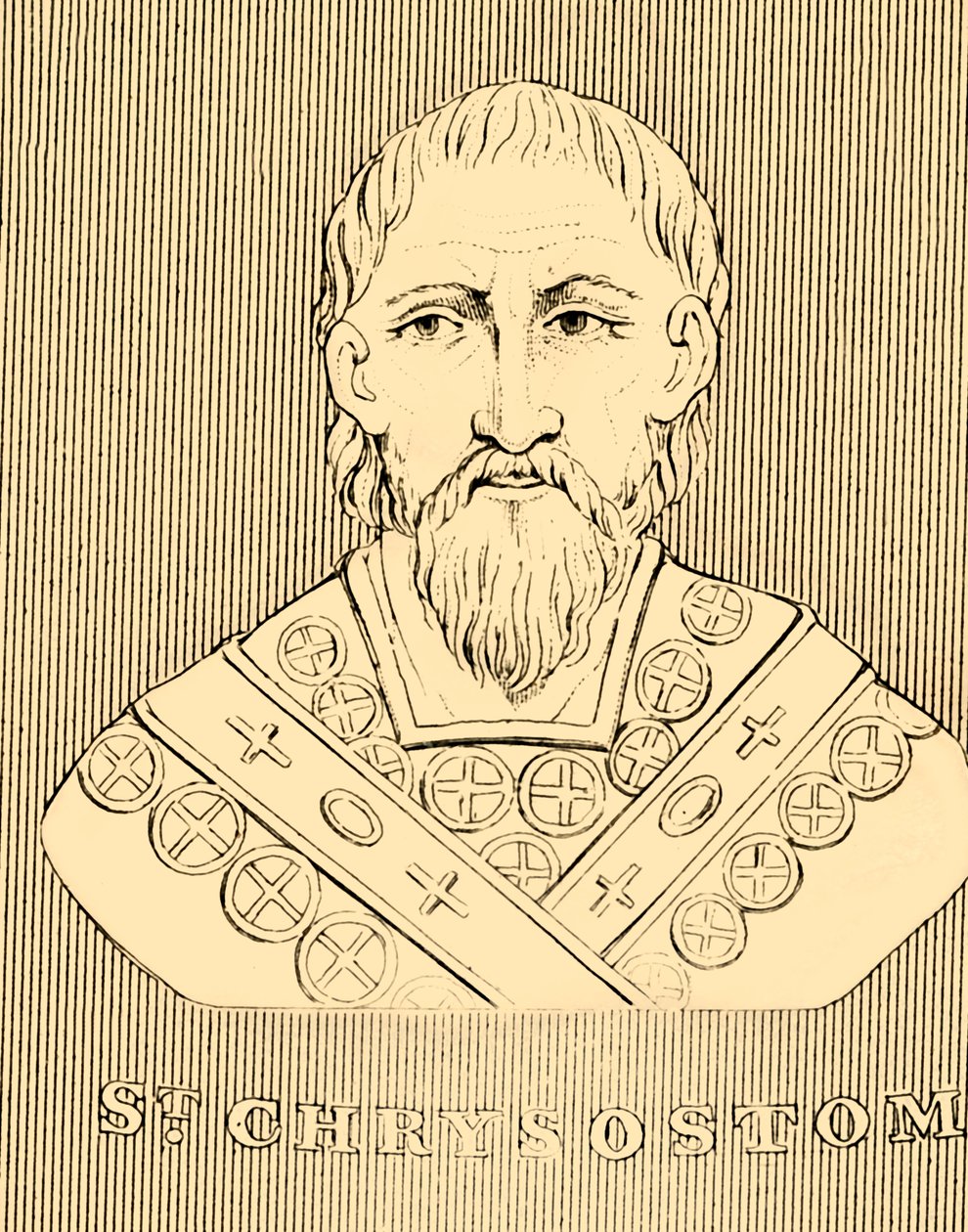 St. Chrysostomus, um 349-407, 1830 von Unbekannt