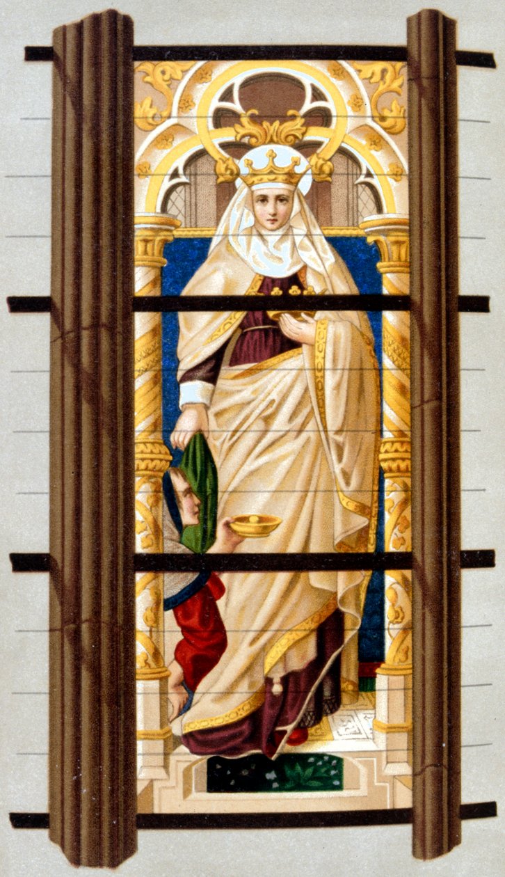 Heilige Elisabeth von Ungarn, 1878 von Unbekannt