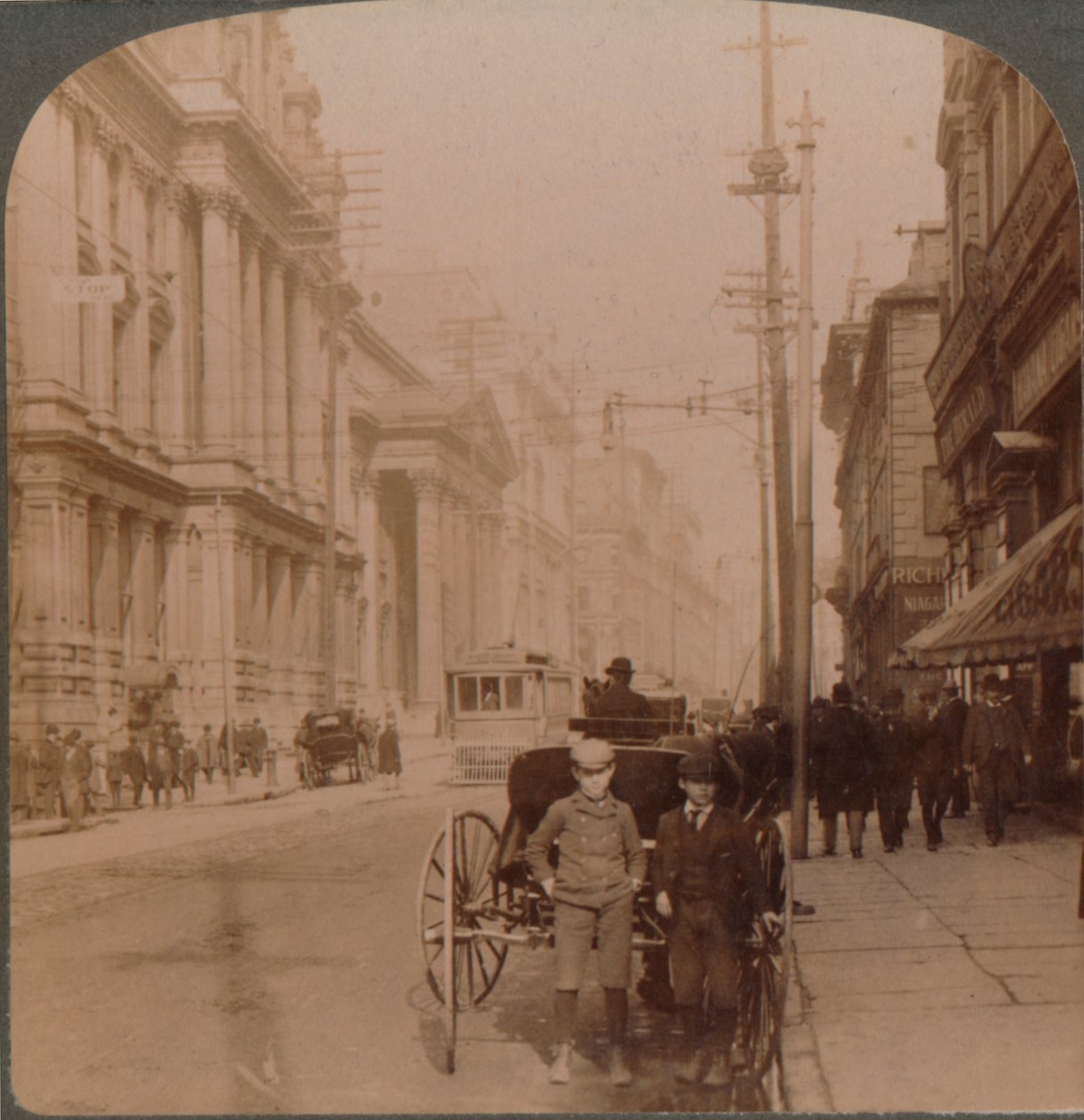St. James Street, Montreal, Kanada, 1900 von Unbekannt