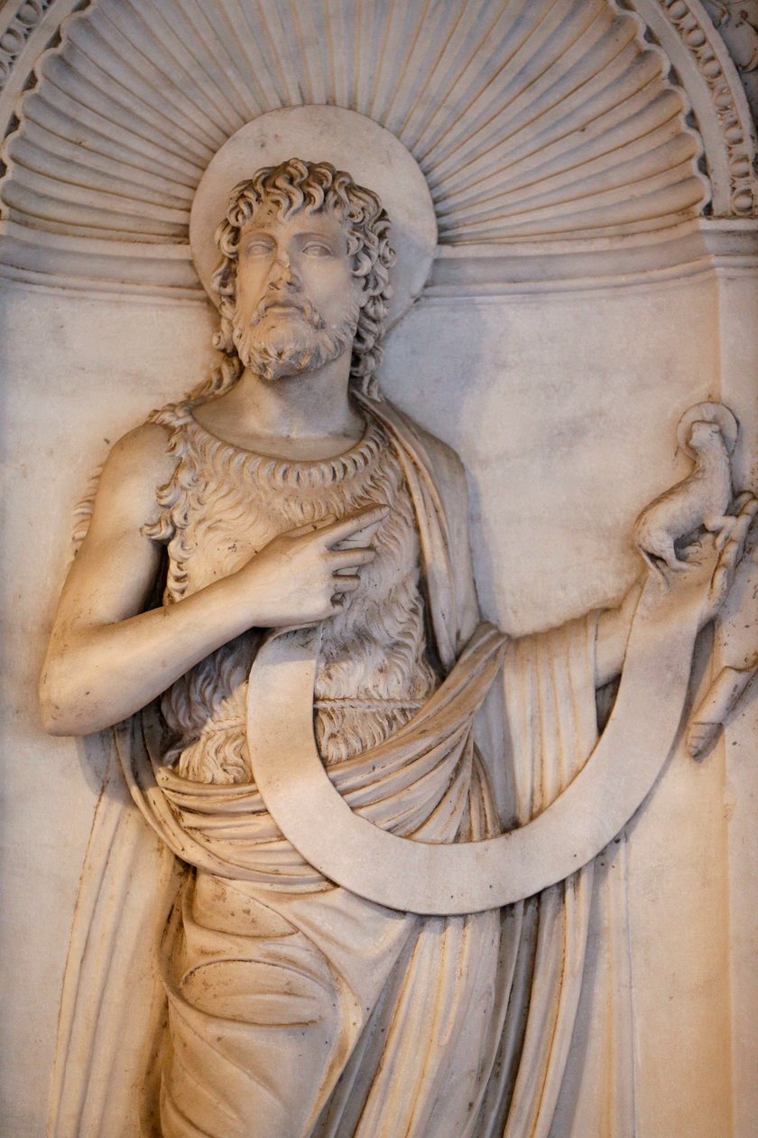 Johannes der Täufer - Basilika St. Johannes im Lateran, Rom, Italien von Unbekannt