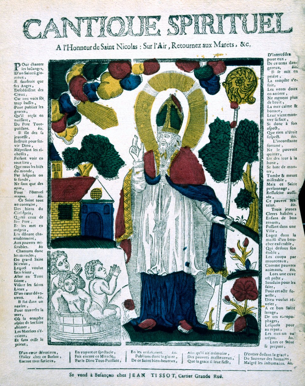 St. Nikolaus, 19. Jahrhundert von Unbekannt