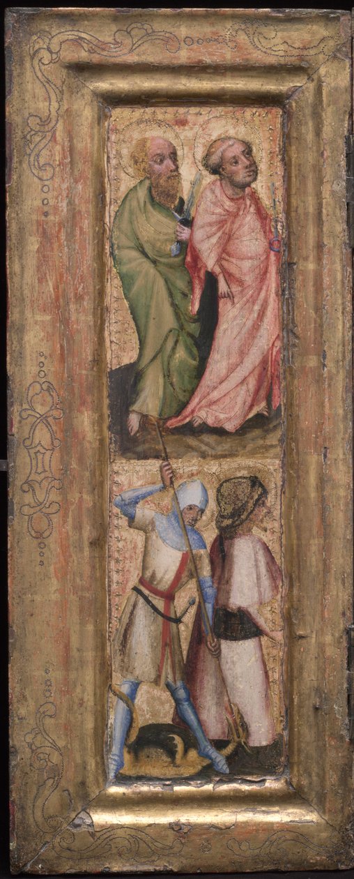 St. Peter und St. Paul, St. Georg und St. Jakobus der Ältere von Unbekannt Unbekannt