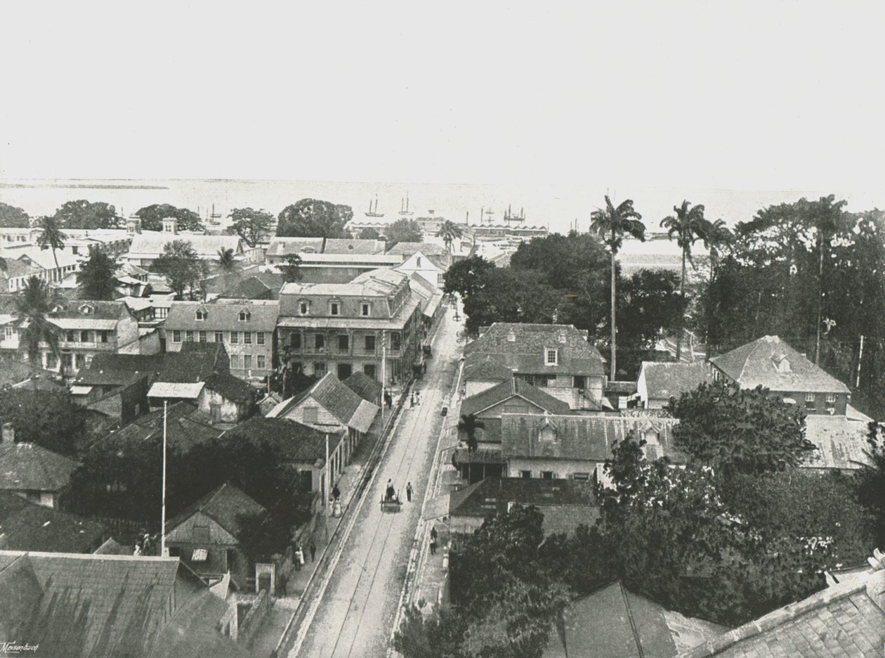 St Vincent Street, Port of Spain, Trinidad, 1895 von Unbekannt