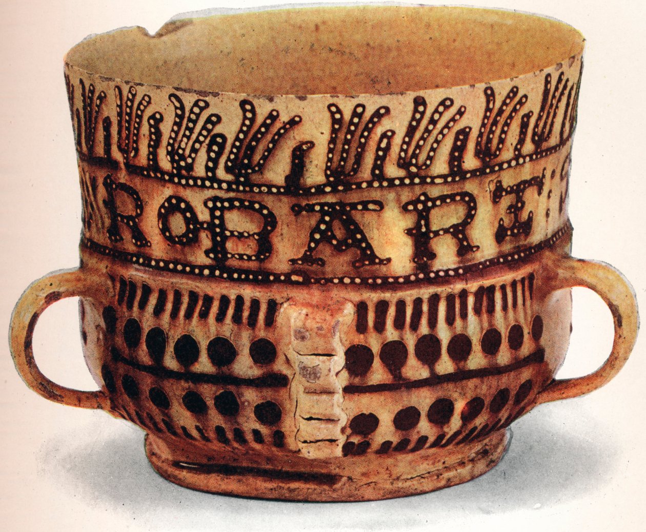 Staffordshire-Schlickerware, 1909, 1914 von Unbekannt