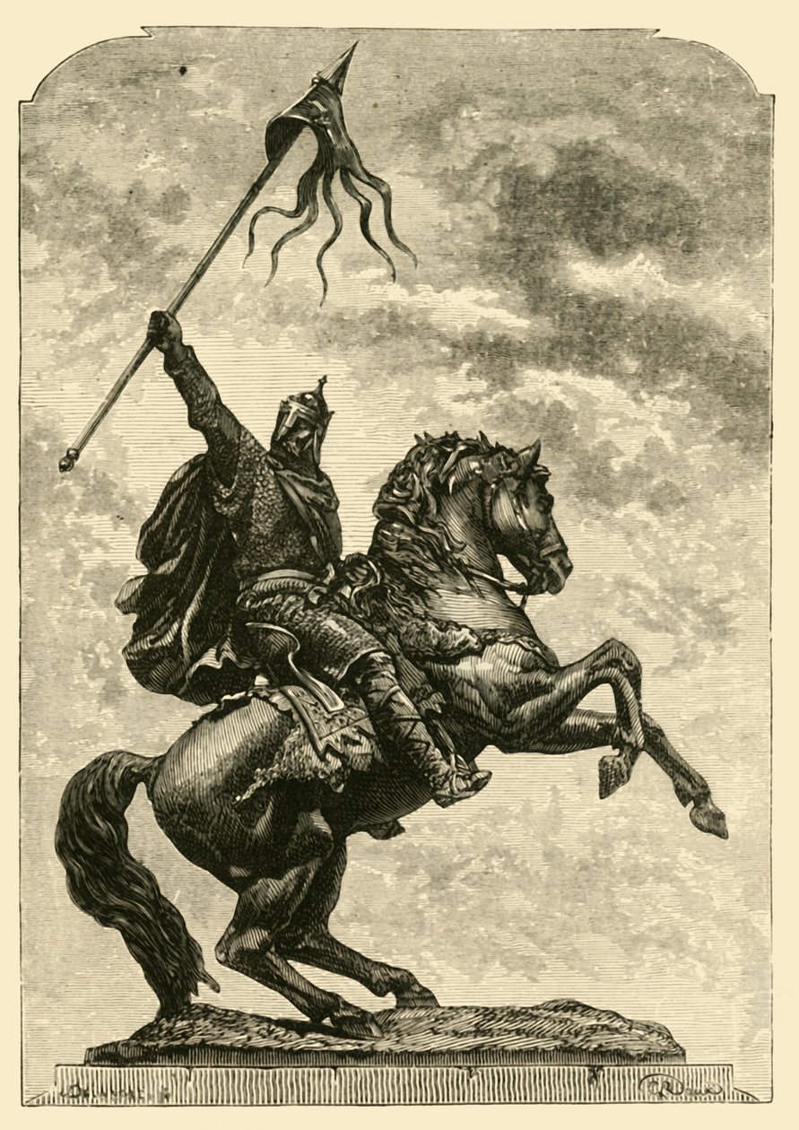 Statue von Wilhelm dem Eroberer, Falaise, 1890 von Unbekannt