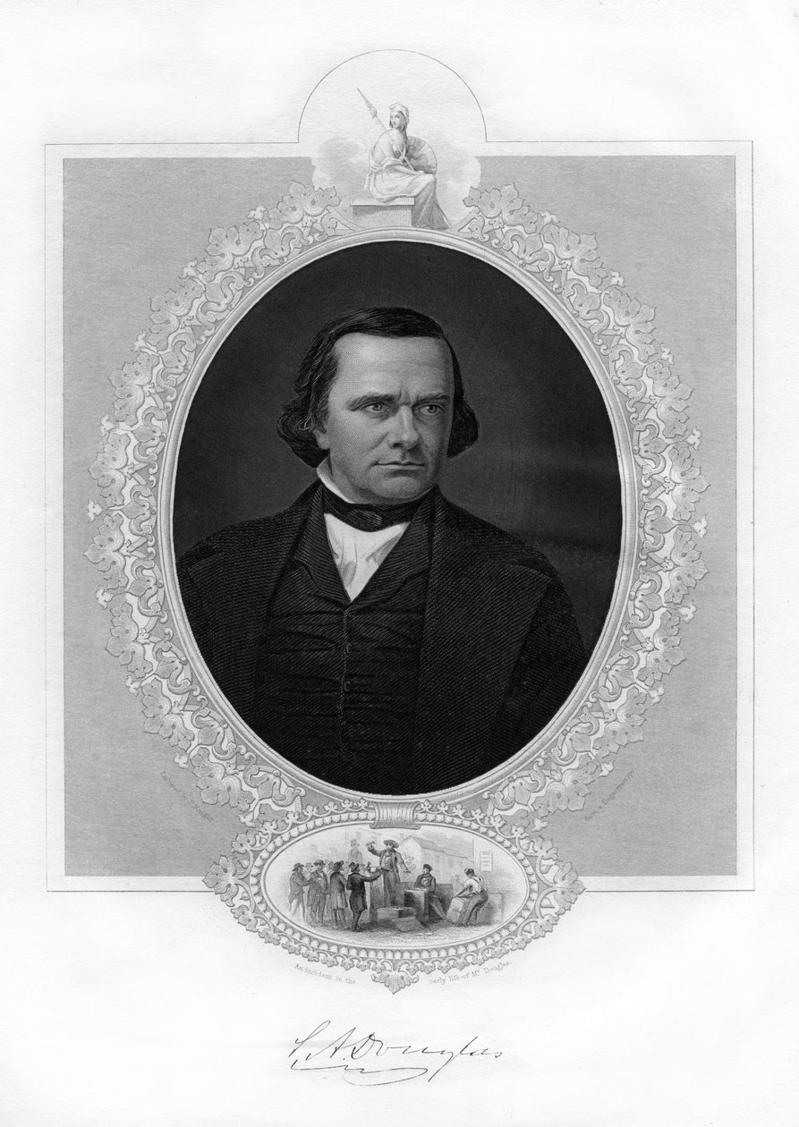 Stephen A. Douglas, amerikanischer Politiker, 1862-1867 von Unbekannt