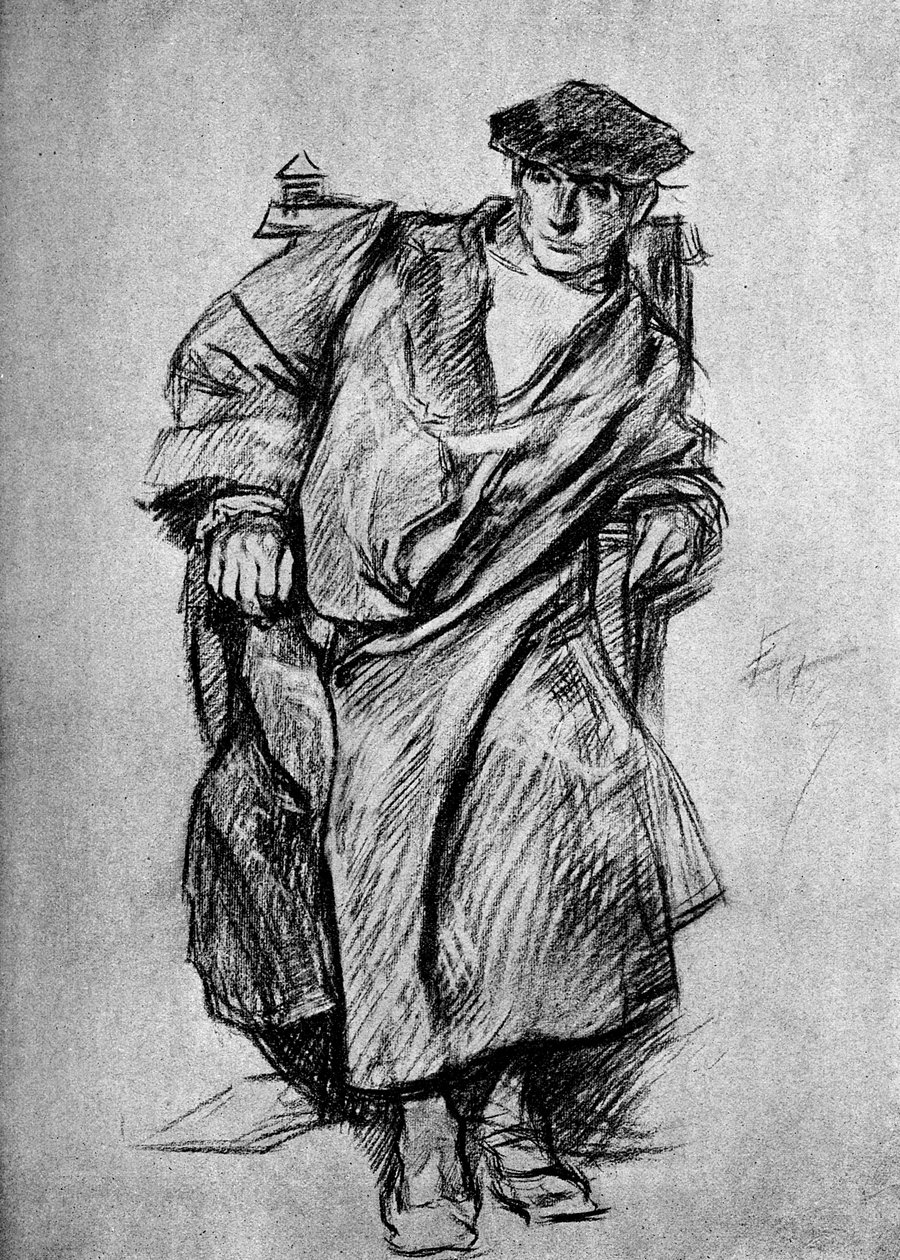 Studie für ein Kleid, Hof von Heinrich VIII., 1899 von Unbekannt
